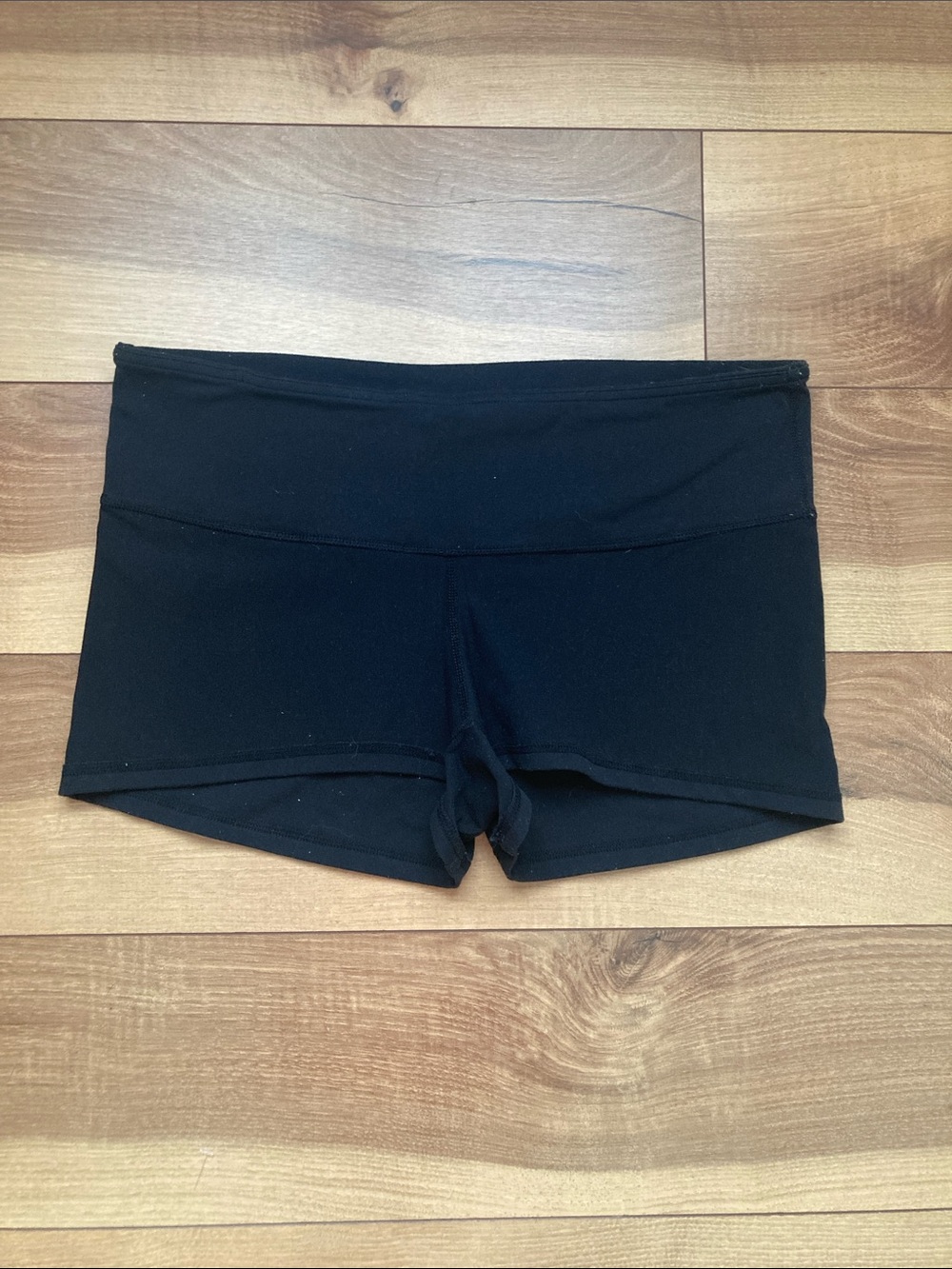 Lululemon Black Mid Rise Biker Shorts 2”